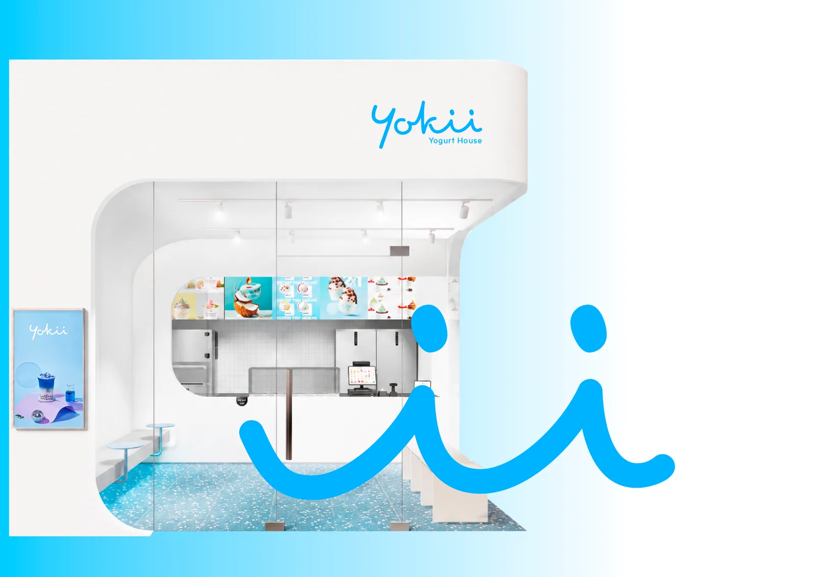 The YOKII Yogurt House shop front